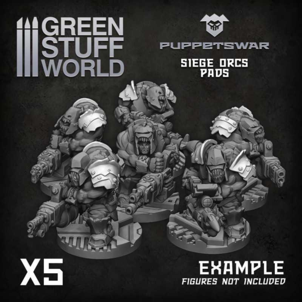Green Stuff World    Orc Shoulder Pads - 5904873423964ES - 5904873423964