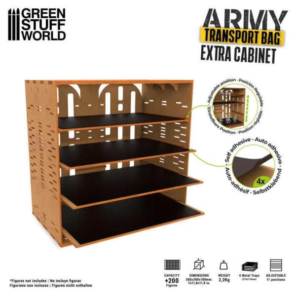 Green Stuff World    Army Transport Bag - Extra Cabinet - 8435646514376ES - 8435646514376