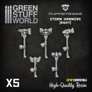 Green Stuff World    Storm Hammers - Right - 5904873422028ES - 5904873422028