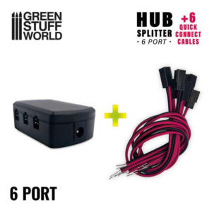 Green Stuff World    6-port HUB Splitter + 6 Quick Connect Cables - 8435646514215ES - 8435646514215