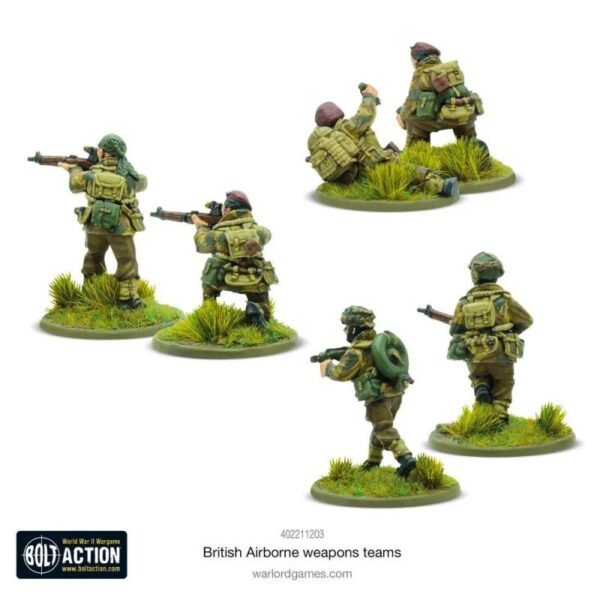 Warlord Games Bolt Action   British Airborne Weapons Teams - 402211203 - 5060917991339