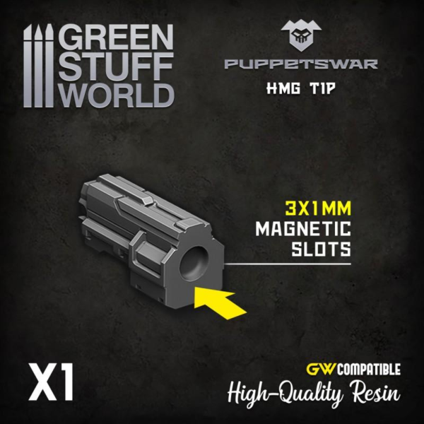 Green Stuff World    Heavy Machine Gun Tip - 5904873420611ES - 5904873420611