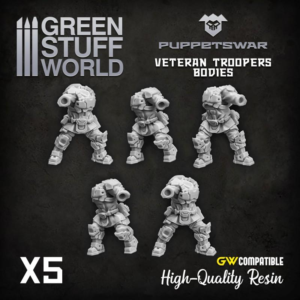 Green Stuff World    Veteran Troopers Bodies - 5904873420178ES - 5904873420178