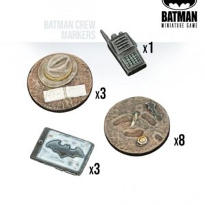 Knight Models Batman Miniature Game   Batman Miniature Game: Batman Crew Markers - KM-ACC0063 - 8437013060172
