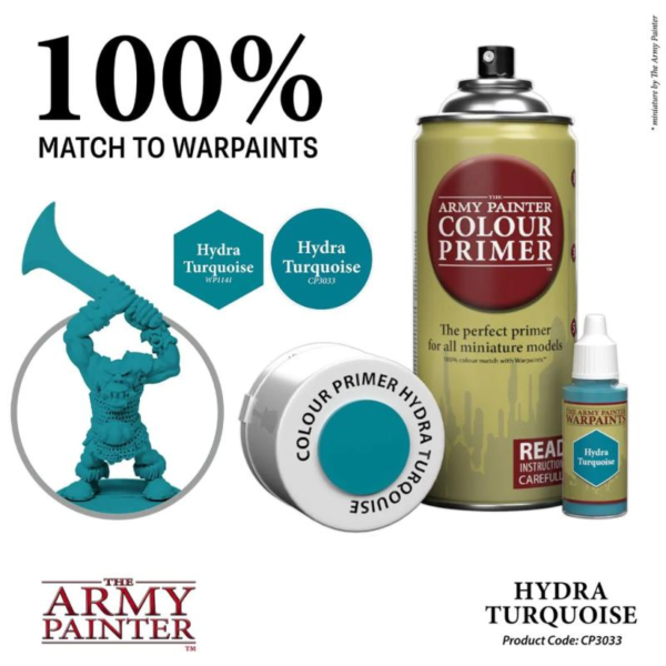 The Army Painter    AP Spray: Primer - Hydra Turquoise - APCP027 - 5713799303317