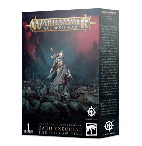 Games Workshop (Direct) Age of Sigmar   Soulblight Gravelords: Cado Ezechiar the Hollow King - 99120207113 - 5011921163472