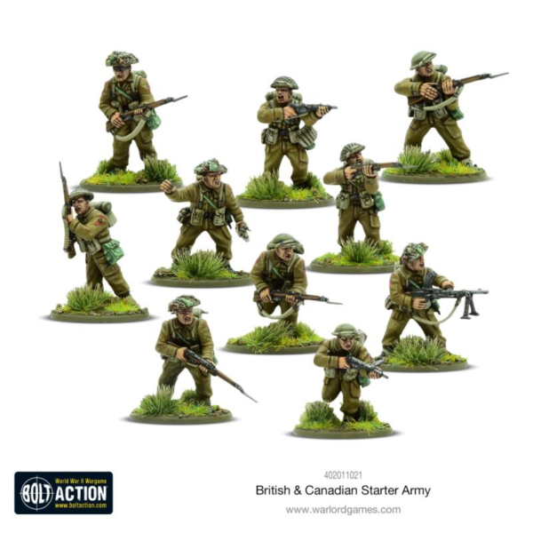 Warlord Games Bolt Action   British & Canadian Starter Army - 40201102 -