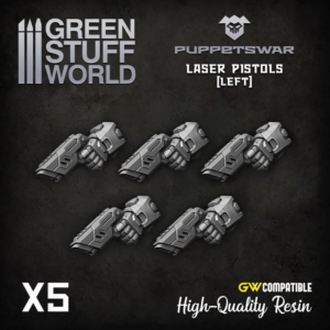 Green Stuff World    Laser Pistols (Left) - 5904873420987ES - 5904873420987
