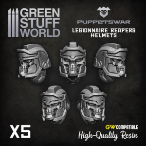 Green Stuff World    Masked Legionnaire Helmets 2 - 5904873420802ES - 5904873420802