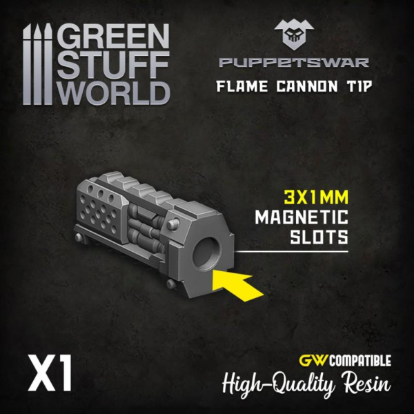 Green Stuff World    Flame Cannon Tip - 5904873420628ES - 5904873420628