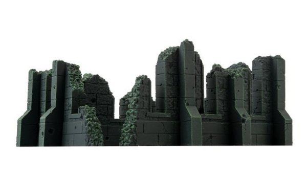 Gale Force Nine    Gothic Battlefields: Ruined Walls - Malachite (x5) - BB646 - 111