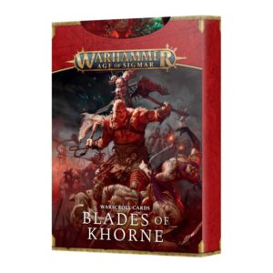 Games Workshop Age of Sigmar   Warscroll Cards: Blades of Khorne - 60050201006 - 5011921184880