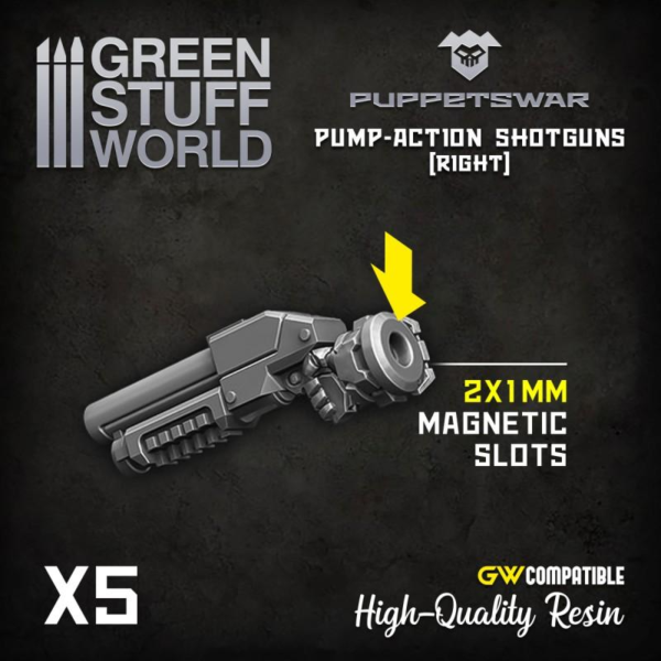 Green Stuff World    Pump-action Shotguns - Right - 5904873421960ES - 5904873421960