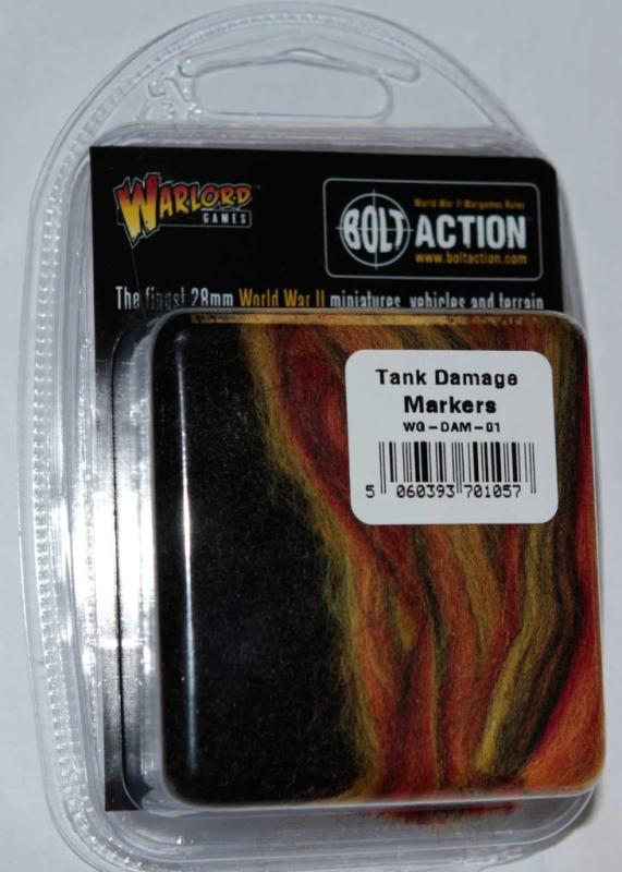 Warlord Games Bolt Action   TANK Damage Markers - WG-DAM-01 - 5060393701057