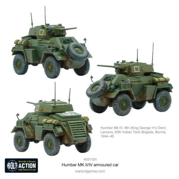 Warlord Games Bolt Action   Humber MK II/IV Armoured Car - 402011024 - 5060917991988