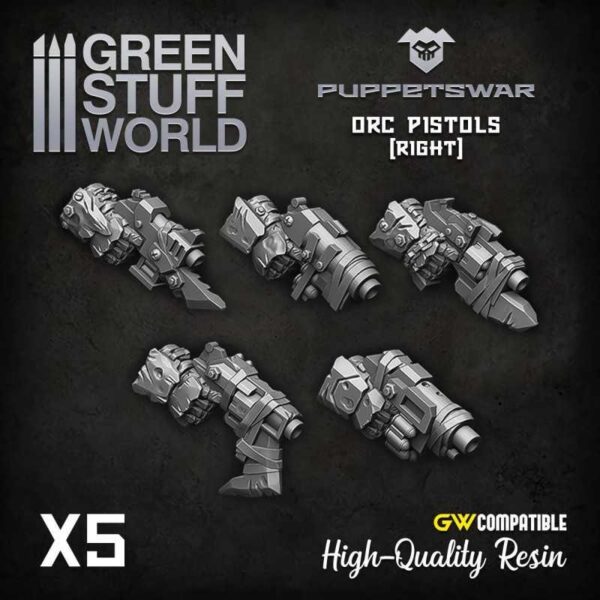 Green Stuff World    Orc Pistols - Right - 5904873422943ES - 5904873422943