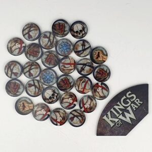 Mantic Kings of War   Kings of War: Game token set & Arc Template - MGKWM108 - 5060469665597