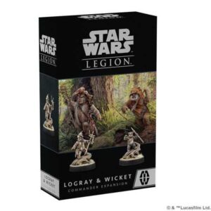 Atomic Mass Star Wars: Legion   Logray & Wicket Commander Expansion: Star Wars Legion - FFGSWL110 - 841333122140