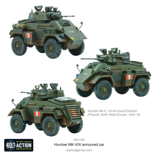 Warlord Games Bolt Action   Humber MK II/IV Armoured Car - 402011024 - 5060917991988