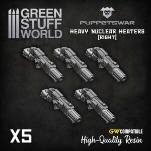 Green Stuff World    Heavy Nuclear Heaters - Right - 5904873423100ES - 5904873423100