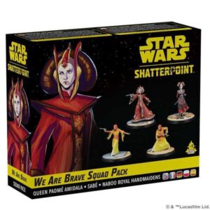 Atomic Mass Star Wars: Shatterpoint   Star Wars Shatterpoint: We Are Brave (Padme Amidala) Squad Pack - FFGSWP15 - 841333122584