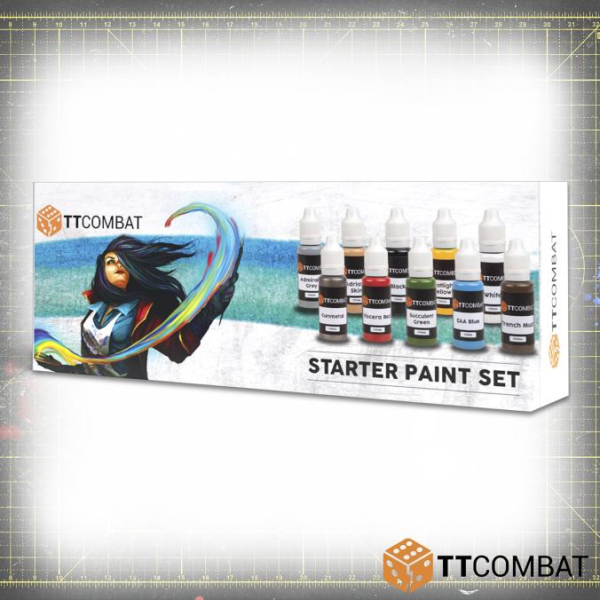 TTCombat    TTCombat Starter Paint Set - TTPX001 -