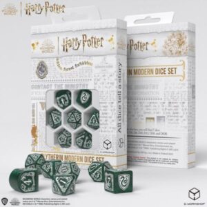 Q-Workshop Harry Potter Miniature Adventure Game   Harry Potter Slytherin Modern Dice - Green - QWS1901422A -