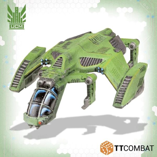 TTCombat Dropzone Commander   UCM Ferrum Raven Dropships - TTDZR-UCM-037 - 5060880915417