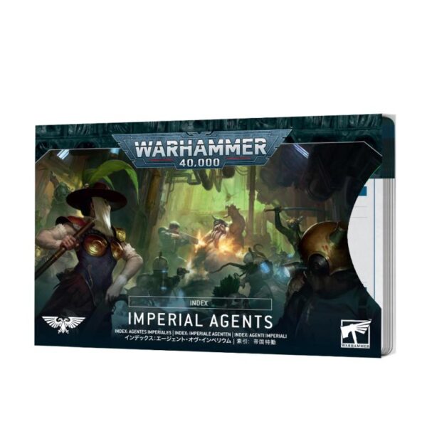 Games Workshop Warhammer 40,000   Warhammer 40,000 Index Cards: Imperial Agents - 60050108007 - 5011921208807