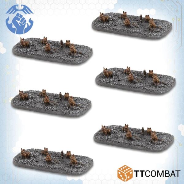 TTCombat Dropzone Commander   Resistance K9 Technicals - TTDZR-RES-050 - 5060956479768