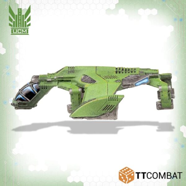 TTCombat Dropzone Commander   UCM Ferrum Raven Dropships - TTDZR-UCM-037 - 5060880915417