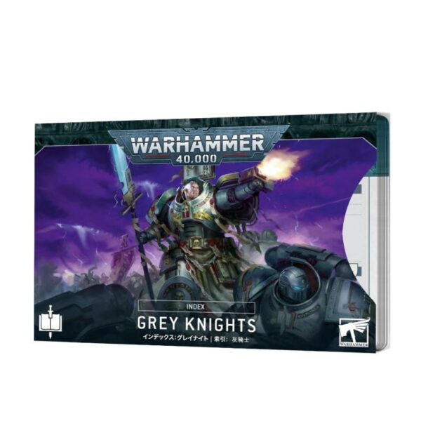 Games Workshop Warhammer 40,000   Warhammer 40,000 Index Cards: Grey Knights - 60050107002 - 5011921140190