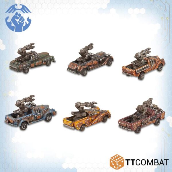 TTCombat Dropzone Commander   Resistance K9 Technicals - TTDZR-RES-050 - 5060956479768