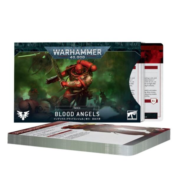 Games Workshop Warhammer 40,000   Warhammer 40,000 Index Cards: Blood Angels - 60050101018 - 5011921208395