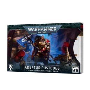 Games Workshop Warhammer 40,000   Warhammer 40k Index Cards: Adeptus Custodes - 60050108006 - 5011921207985