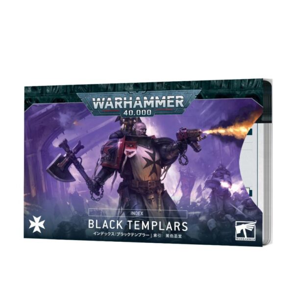 Games Workshop Warhammer 40,000   Warhammer 40,000 Index Cards: Black Templars - 60050101017 - 5011921208227