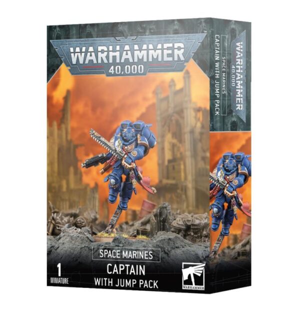 Games Workshop Warhammer 40,000   Space Marines: Captain With Jump Pack - 99120101394 - 5011921200702