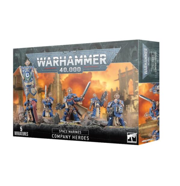 Games Workshop Warhammer 40,000   Space Marines: Company Heroes - 99120101389 - 5011921200467