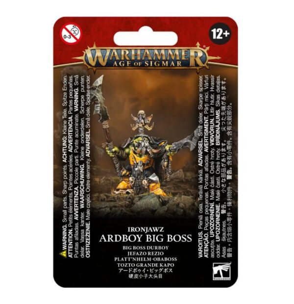 Games Workshop Age of Sigmar   Orruk Warclans: Ardboy Big Boss - 99070209010 - 5011921210732