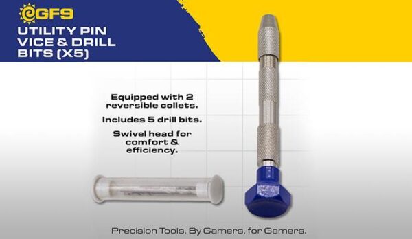 Gale Force Nine    Gale Force Nine Utility Pin Vice & Drill Bits (x3) - GF9T04 - 9420020258150
