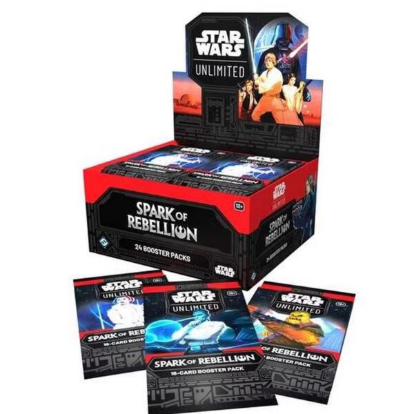 Fantasy Flight Games Star Wars: Unlimited   Star Wars: Unlimited Spark of Rebellion Booster - FFGSWH0102 - 841333122164