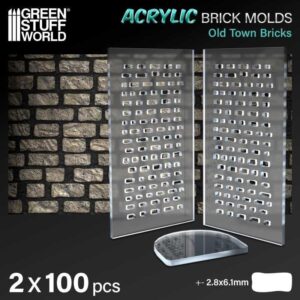 Green Stuff World    Acrylic molds - Old Bricks - 8435646520612ES - 8435646520612