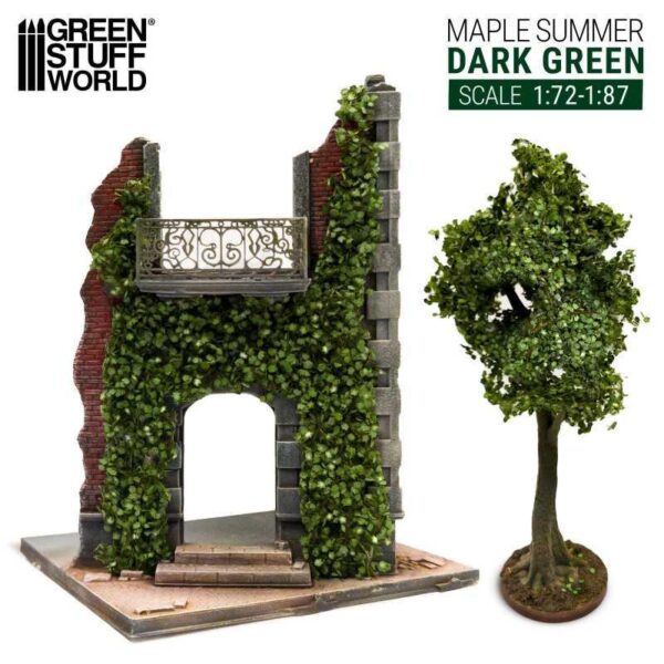 Green Stuff World    Ivy Foliage - Dark Green Maple - Large - 8435646519982ES - 8435646519982