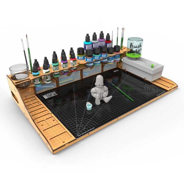 Green Stuff World    Paint Station with Cutting Mat - 8435646519210ES - 8435646519210