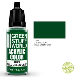 Green Stuff World    Acrylic Color: Field Green - Grey - 8435646516721ES - 8435646516721