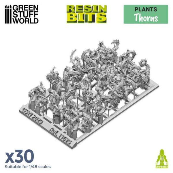 Green Stuff World    3D Printed Set - Thorns - 8435646511252ES - 8435646511252