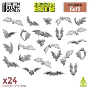 Green Stuff World    3D printed set - Bats - 8435646517957ES - 8435646517957