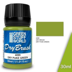 Green Stuff World    Dry Brush - DRY PUKE GREEN 30 ml - 8435646514598ES - 8435646514598