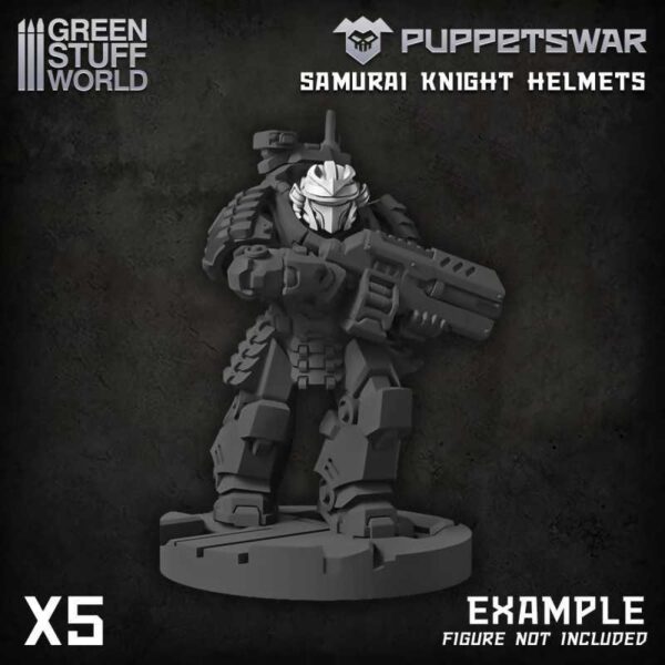 Green Stuff World    PuppetsWar - Samurai Knight Helmets - 5904873424121ES - 5904873424121