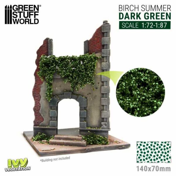 Green Stuff World    Ivy Foliage - Dark Green Birch - Small - 8435646520070ES - 8435646520070